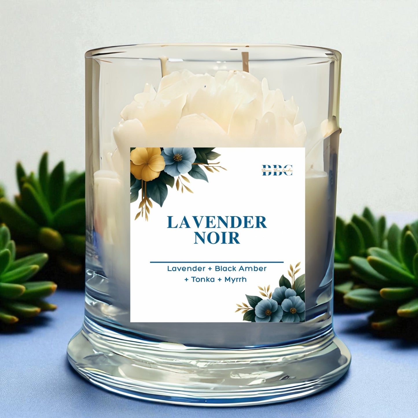 Lavender Noir Candle – Calm with a Side Mystery
