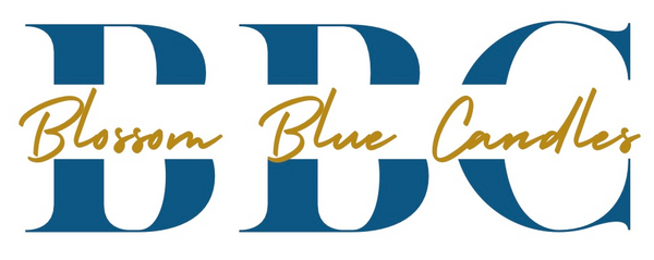 Blossom Blue Candles